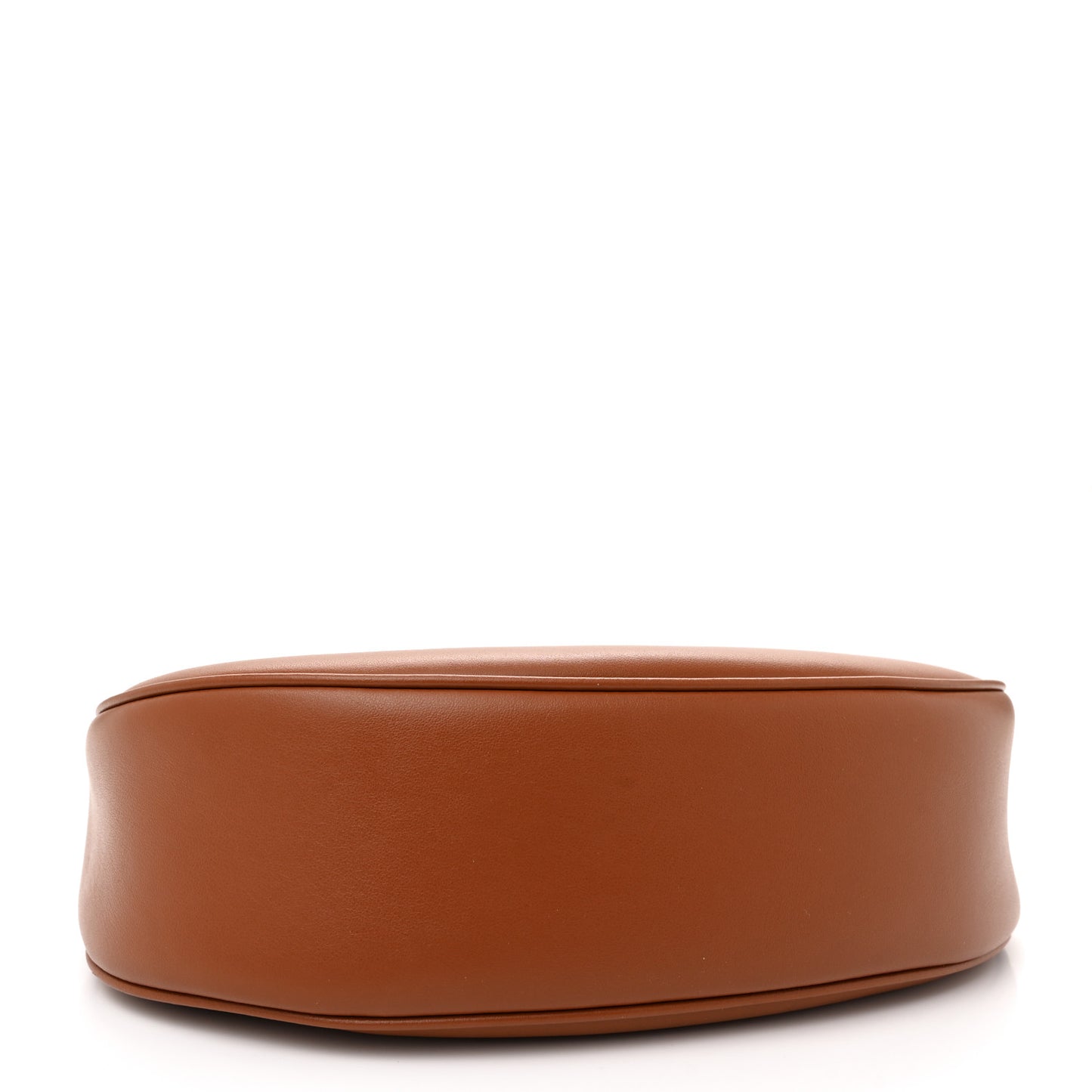Smooth Calfskin Medium Strap Ava Triomphe Shoulder Bag Tan