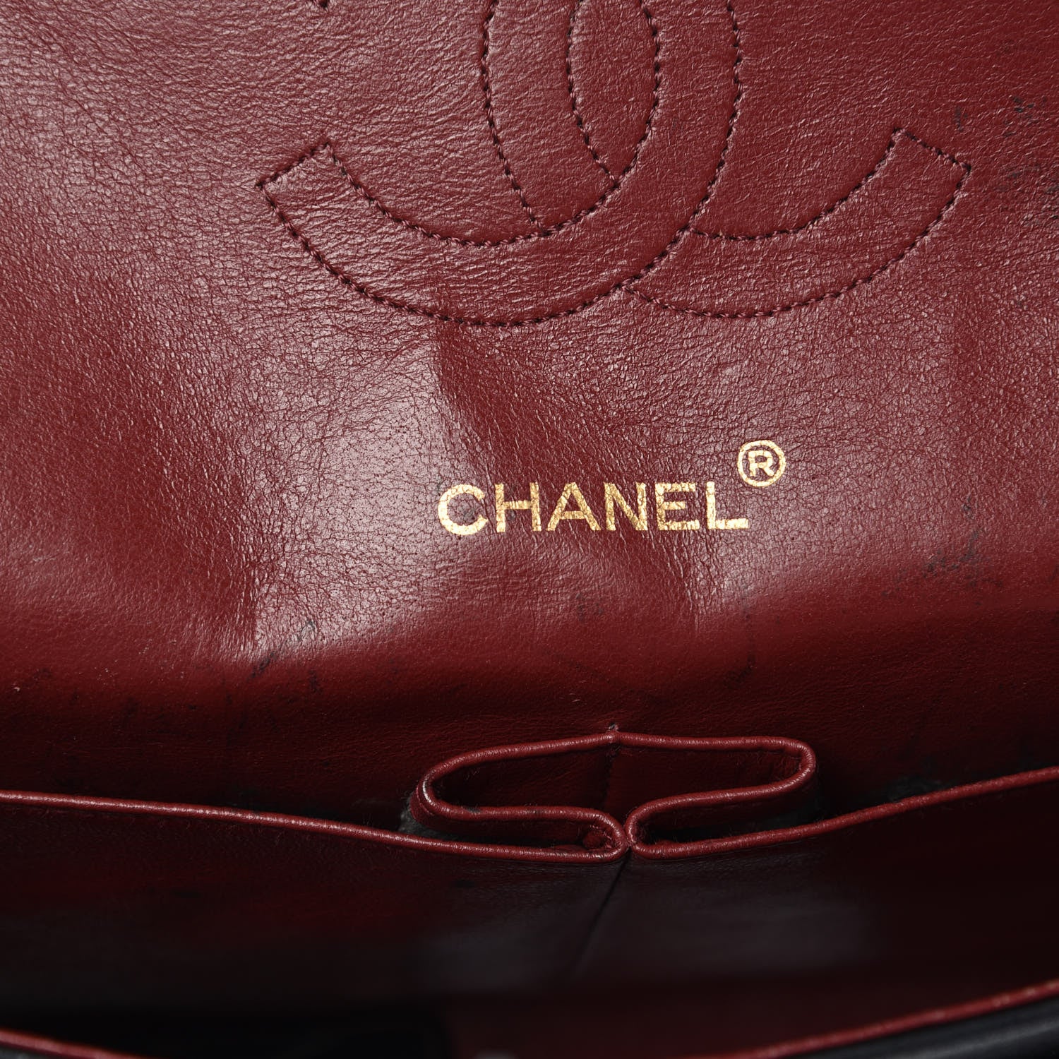 Chanel Lambskin Quilted Medium Double Flap Black 18 of 20