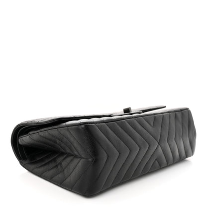 Chanel Sheepskin Chevron Quilted 2.55 Reissue 226 Flap So Black 4 of 12