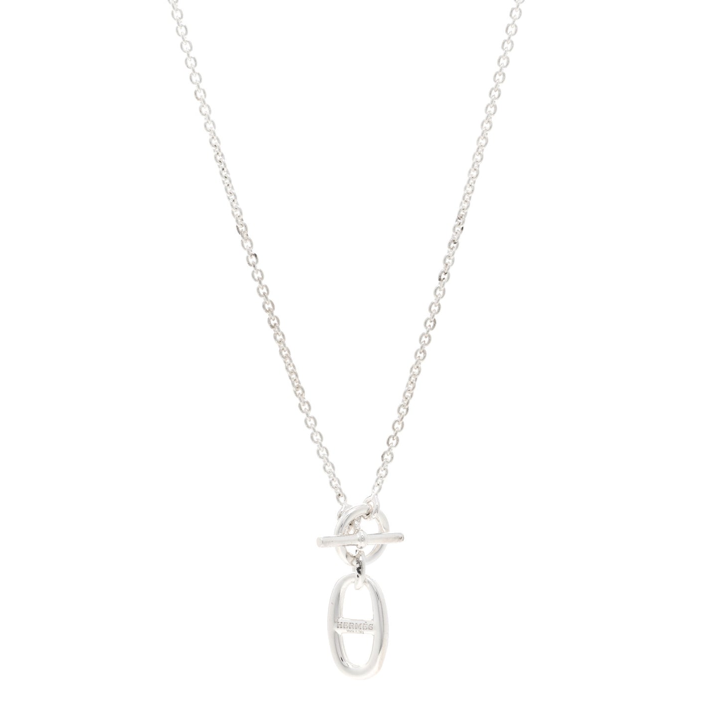 Sterling Silver Amulette Chaine d'Ancre Necklace