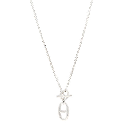 Hermes Sterling Silver Amulette Chaine d'Ancre Necklace 1 of 5