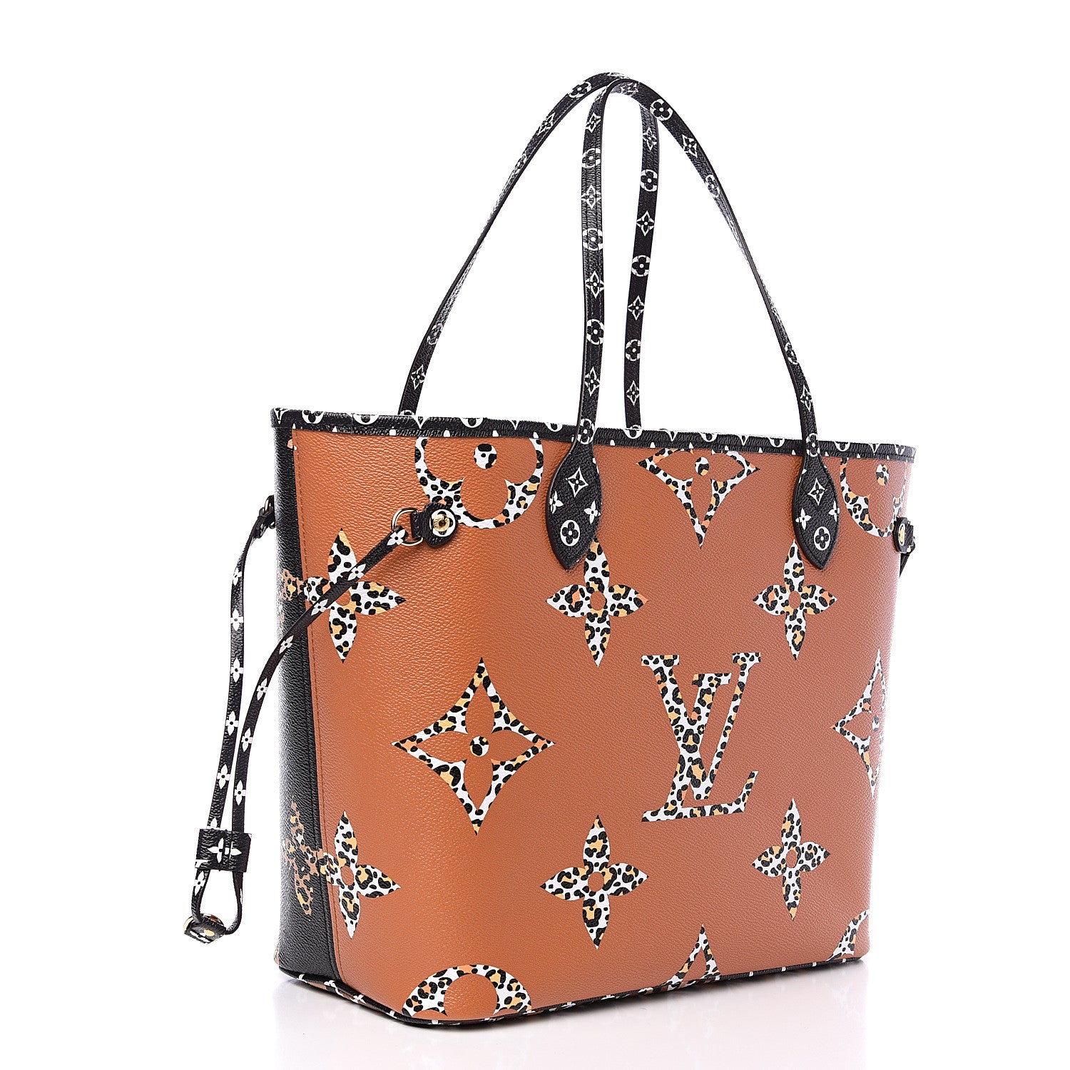 Louis Vuitton Monogram Giant Jungle Neverfull MM Black 2 of 9
