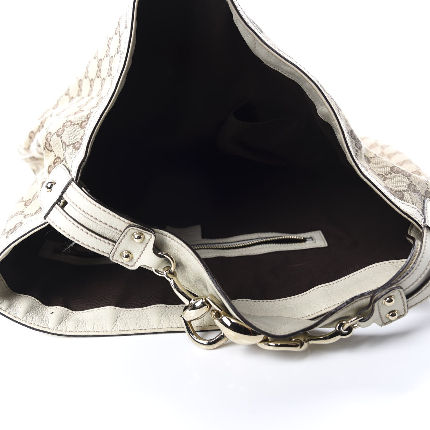 Gucci Monogram Large Wave Hobo Off White 5 of 12