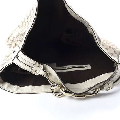 Gucci Monogram Large Wave Hobo Off White 5 of 12