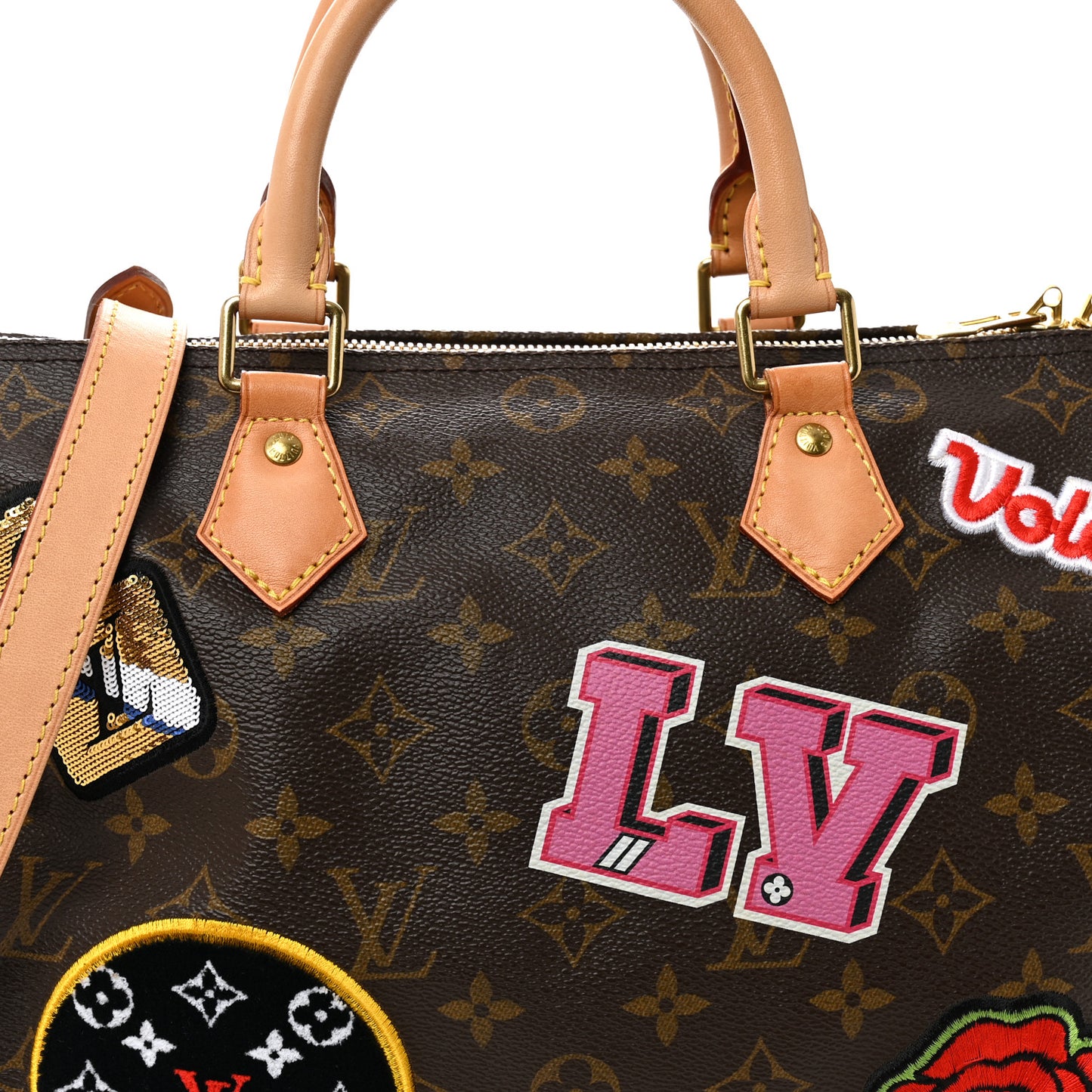 Monogram Patches Speedy Bandouliere 30