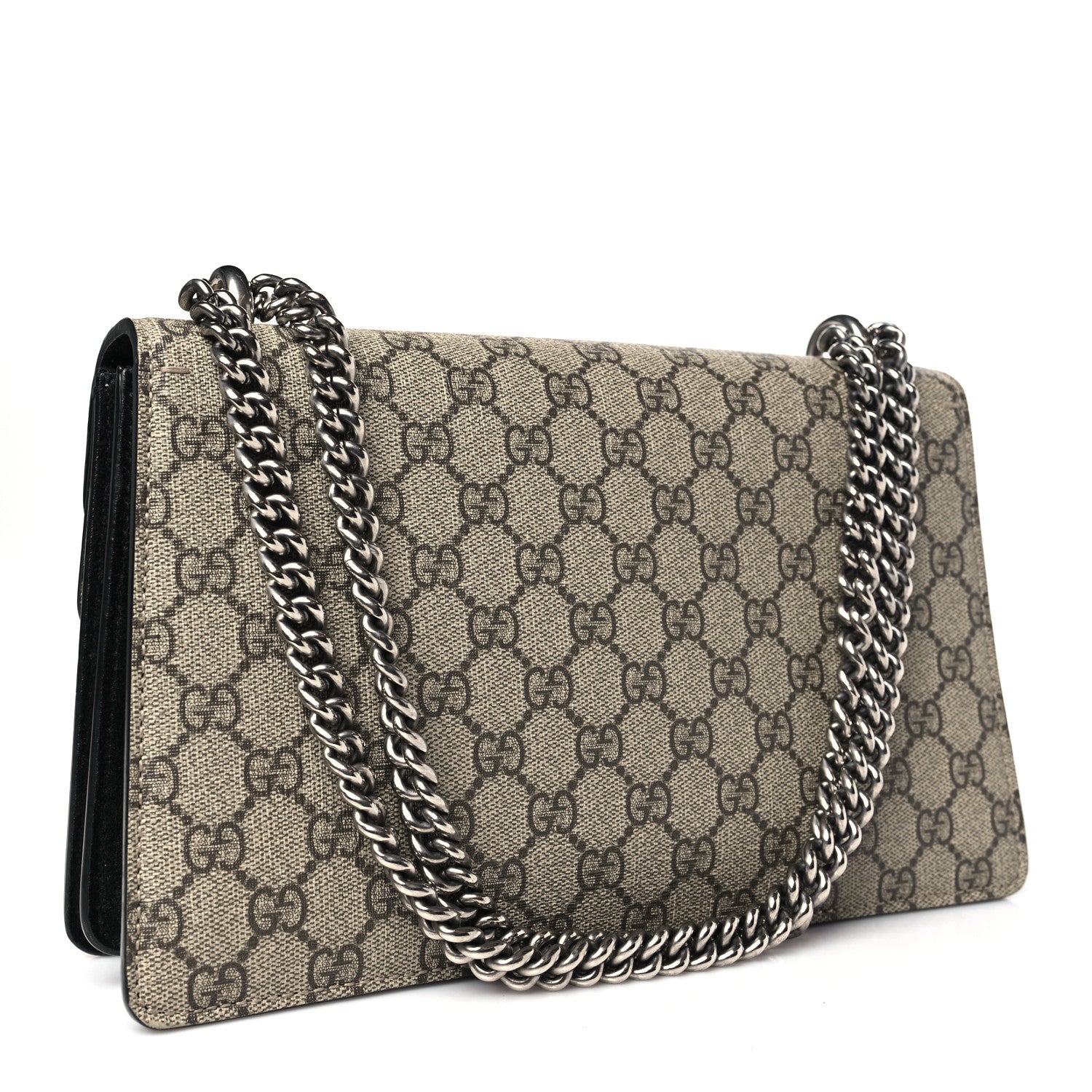 Gucci GG Supreme Monogram Small Dionysus Shoulder Bag Black 3 of 10