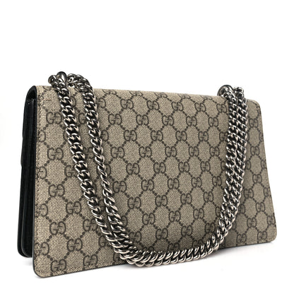Gucci GG Supreme Monogram Small Dionysus Shoulder Bag Black 3 of 10