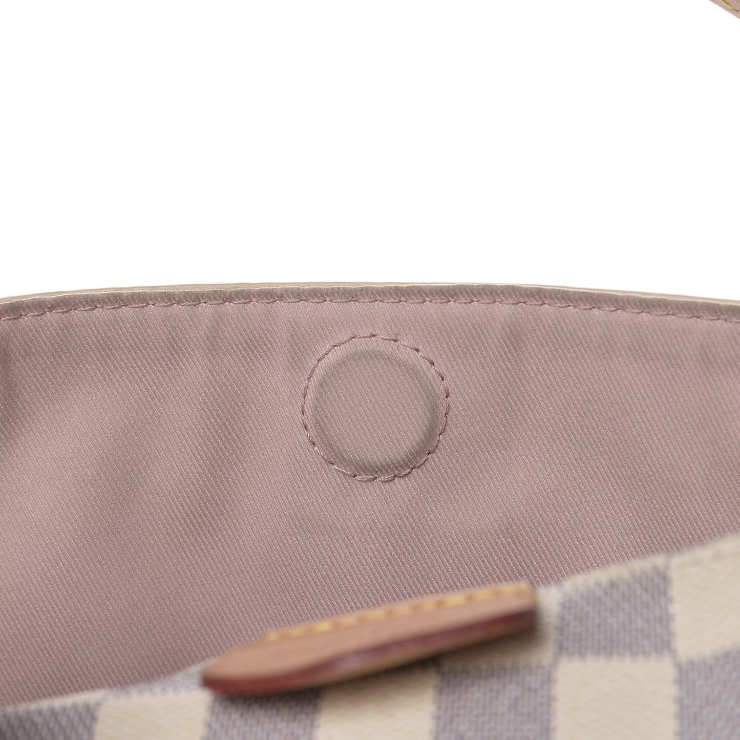 Damier Azur Graceful MM Rose Ballerine