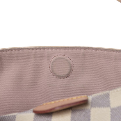 Louis Vuitton Damier Azur Graceful MM Rose Ballerine 16 of 20