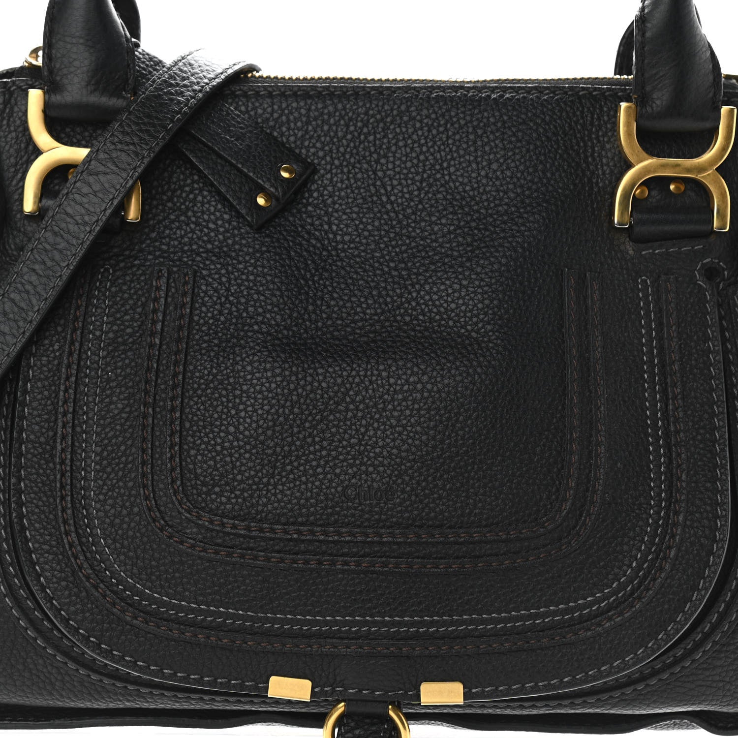 Chloe Calfskin Medium Marcie Satchel Black 6 of 13