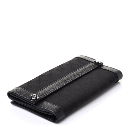 Gucci Monogram Continental Charmy Wallet Black 4 of 11