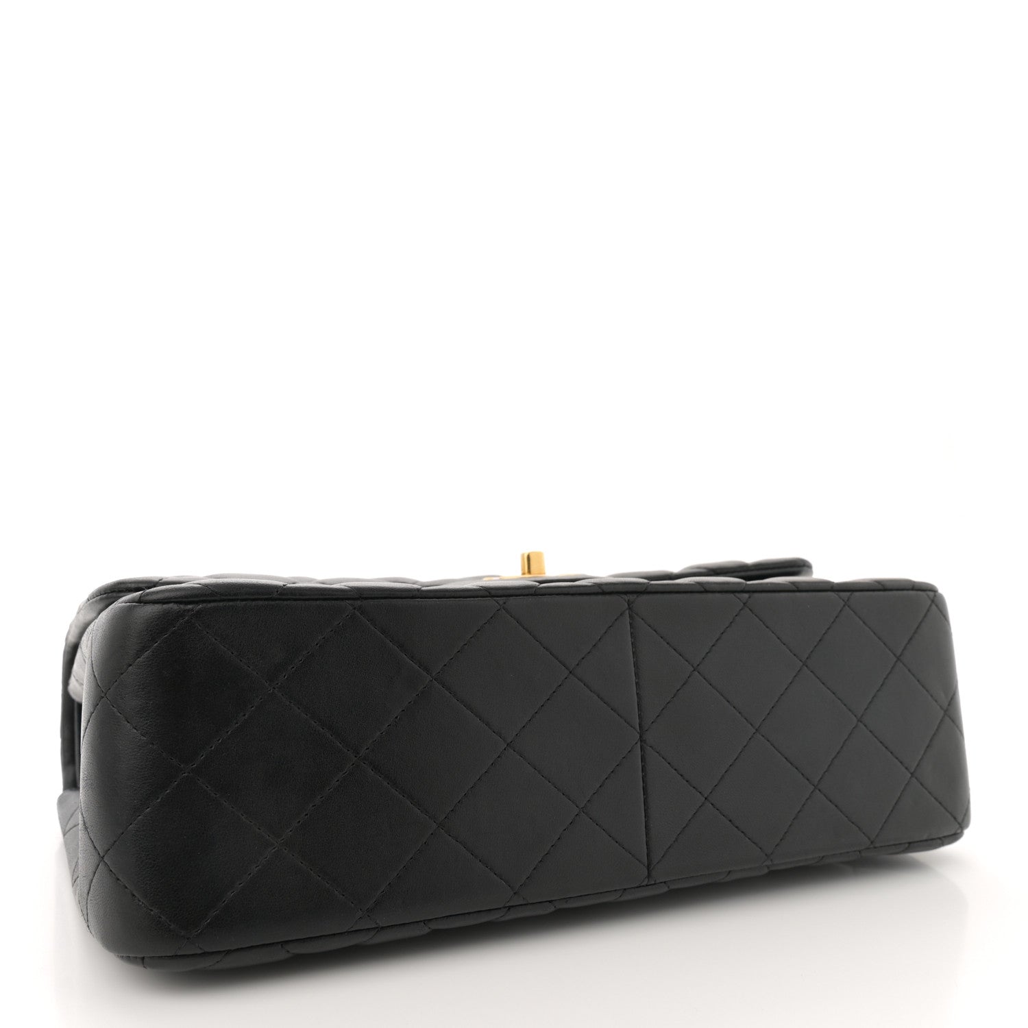 Chanel Lambskin Quilted Jumbo Double Flap Black 4 of 14