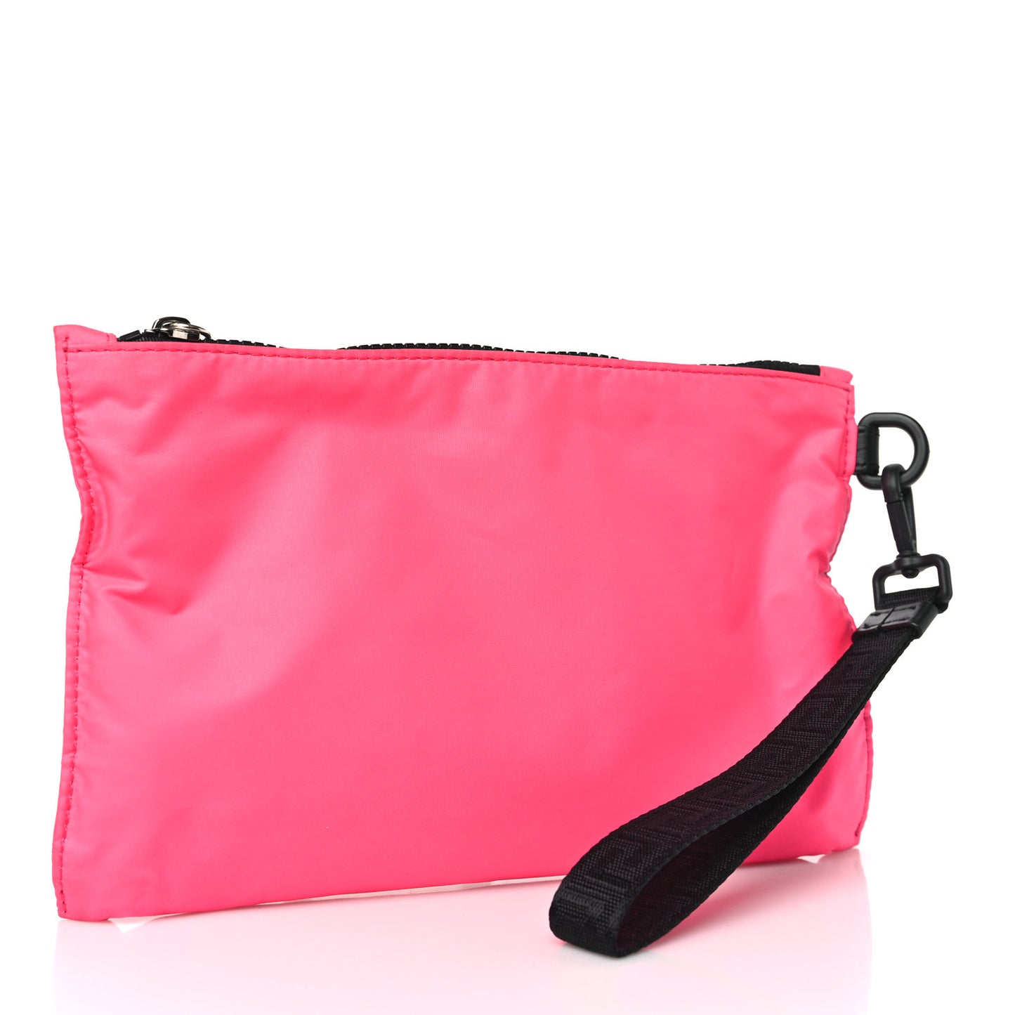 Nylon Icon Flat Pouch Pink