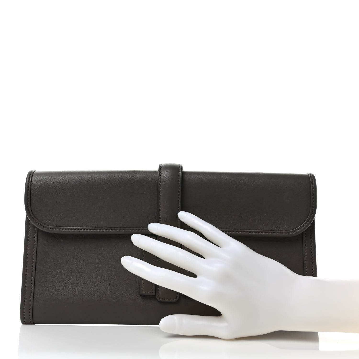 Hermes Swift Jige Elan 29 Clutch Etain 2 of 7