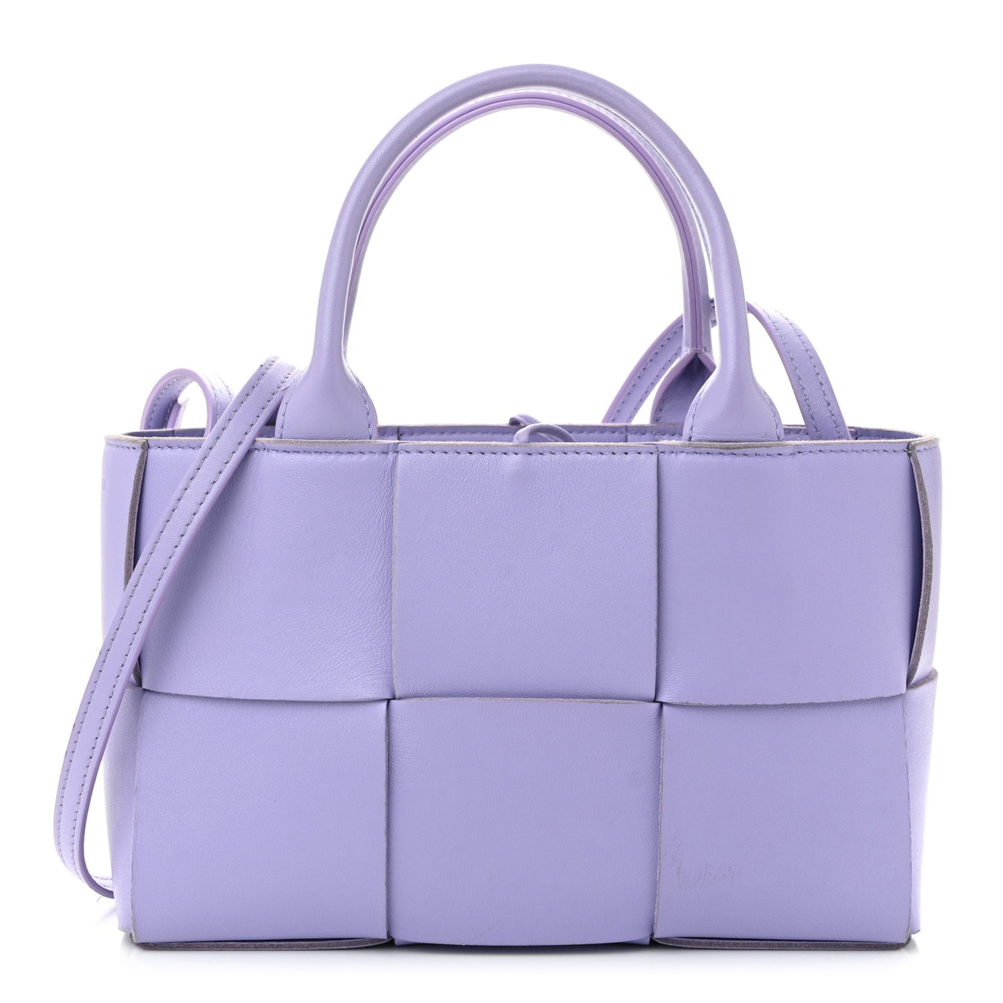 Nappa Maxi Intrecciato Mini Arco Tote Wisteria Wisteria
