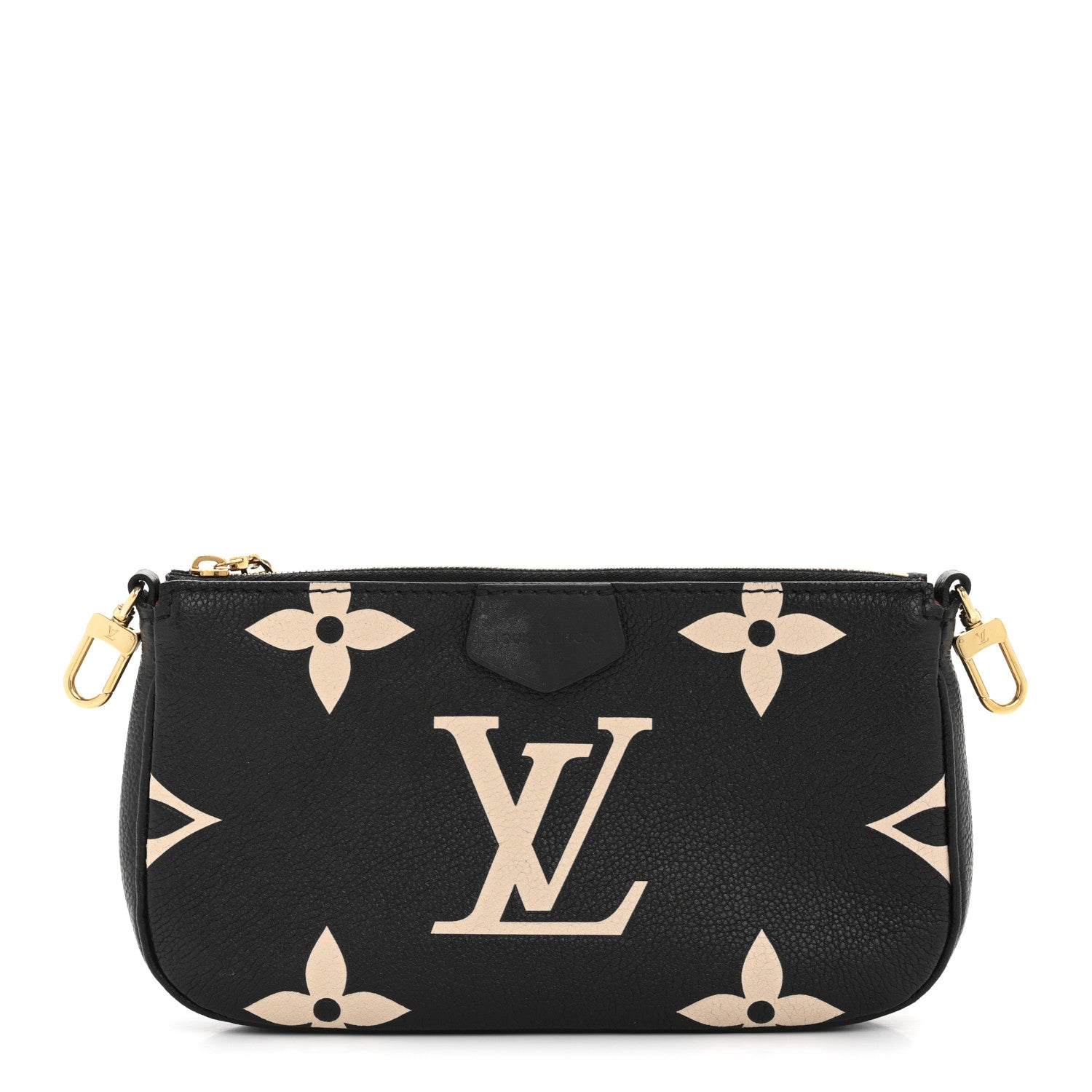 Louis Vuitton Empreinte Monogram Giant Multi Pochette Accessories Mini Pochette Black Beige 1 of 10