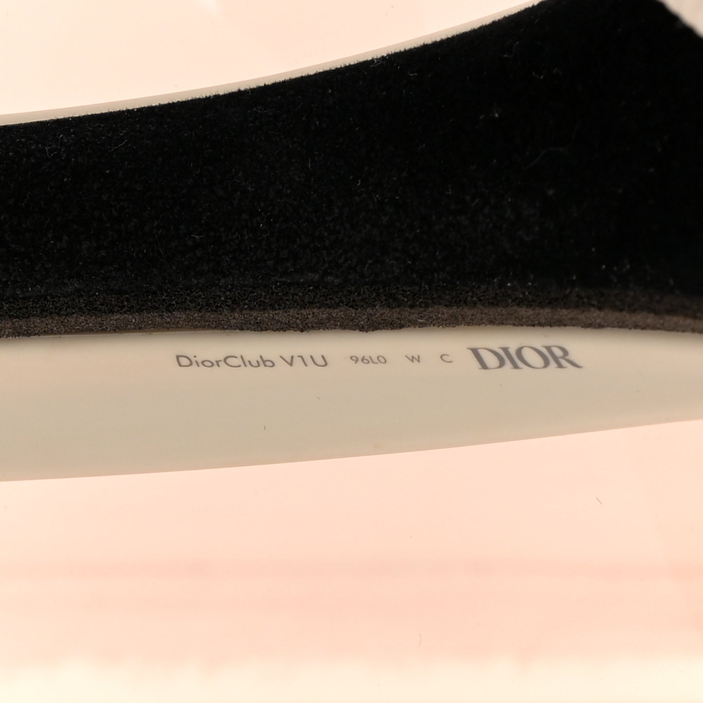 DiorClub1 Sun Visor Nude