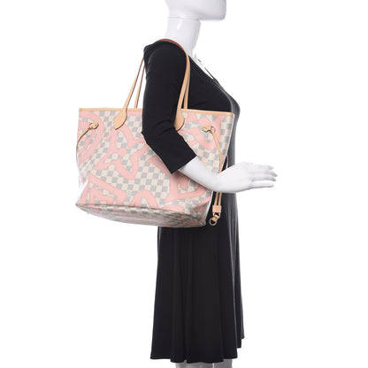 Louis Vuitton Damier Azur Tahitienne Neverfull MM 2 of 11