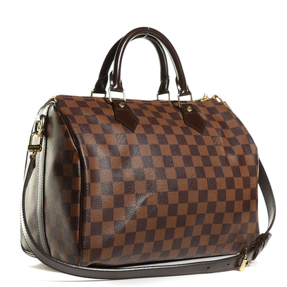 Louis Vuitton Damier Ebene Speedy Bandouliere 30 3 of 7