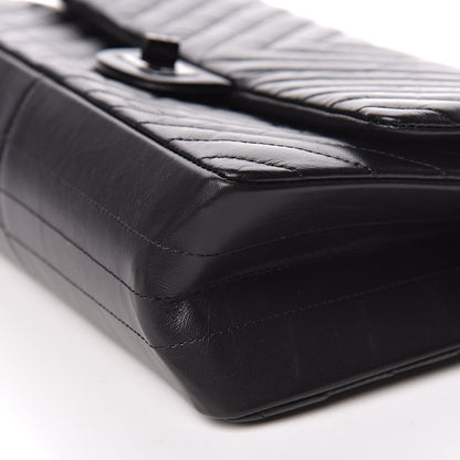 Chanel Aged Calfskin Chevron 2.55 Reissue 226 So Black 9 of 11