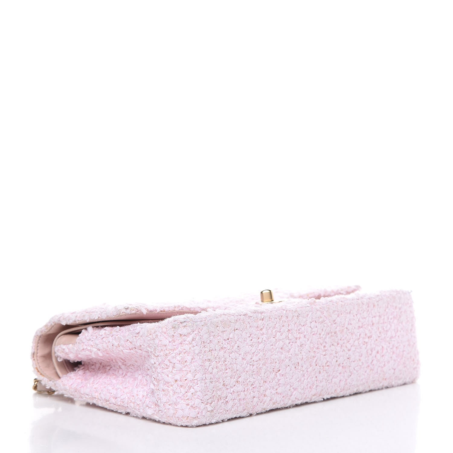 Chanel Tweed Medium Double Flap Pink 4 of 20
