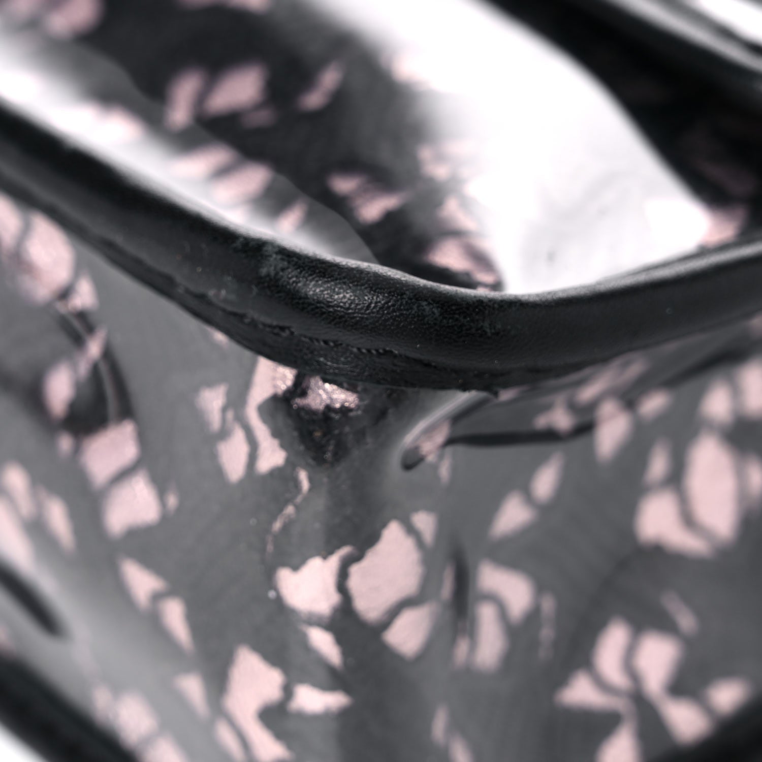 Chanel PVC Star Medium Single Flap Pink Black 9 of 15