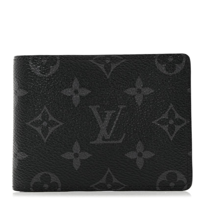 Louis Vuitton Monogram Eclipse Slender Wallet 1 of 7