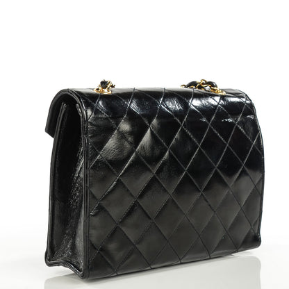 Chanel Patent Quilted Envelope Flap Black 3 of 8