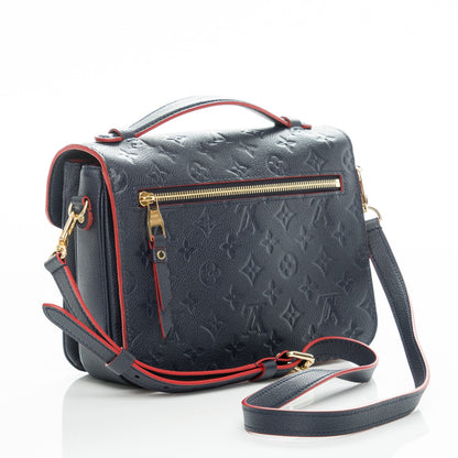 Louis Vuitton Empreinte Pochette Metis Marine Rouge 3 of 8