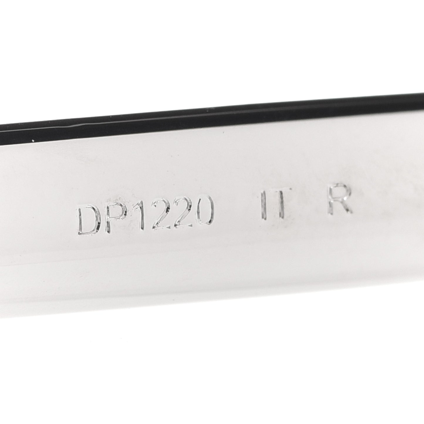 LV Edge Simple Hoop Earrings PM Silver