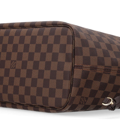Louis Vuitton Damier Ebene Neo Neverfull MM Rose Ballerine 9 of 9
