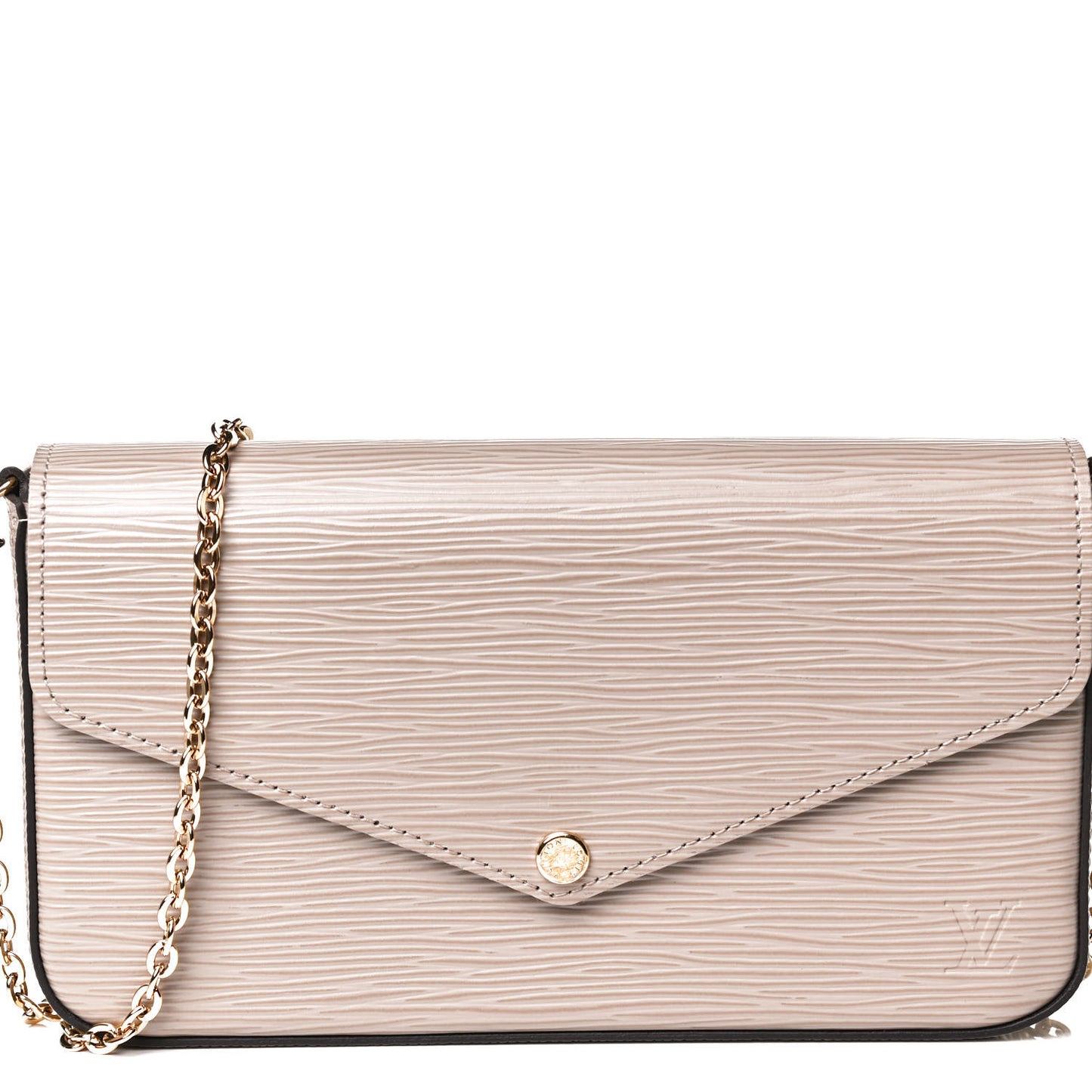 Epi Felicie Pochette Chain Wallet Galet