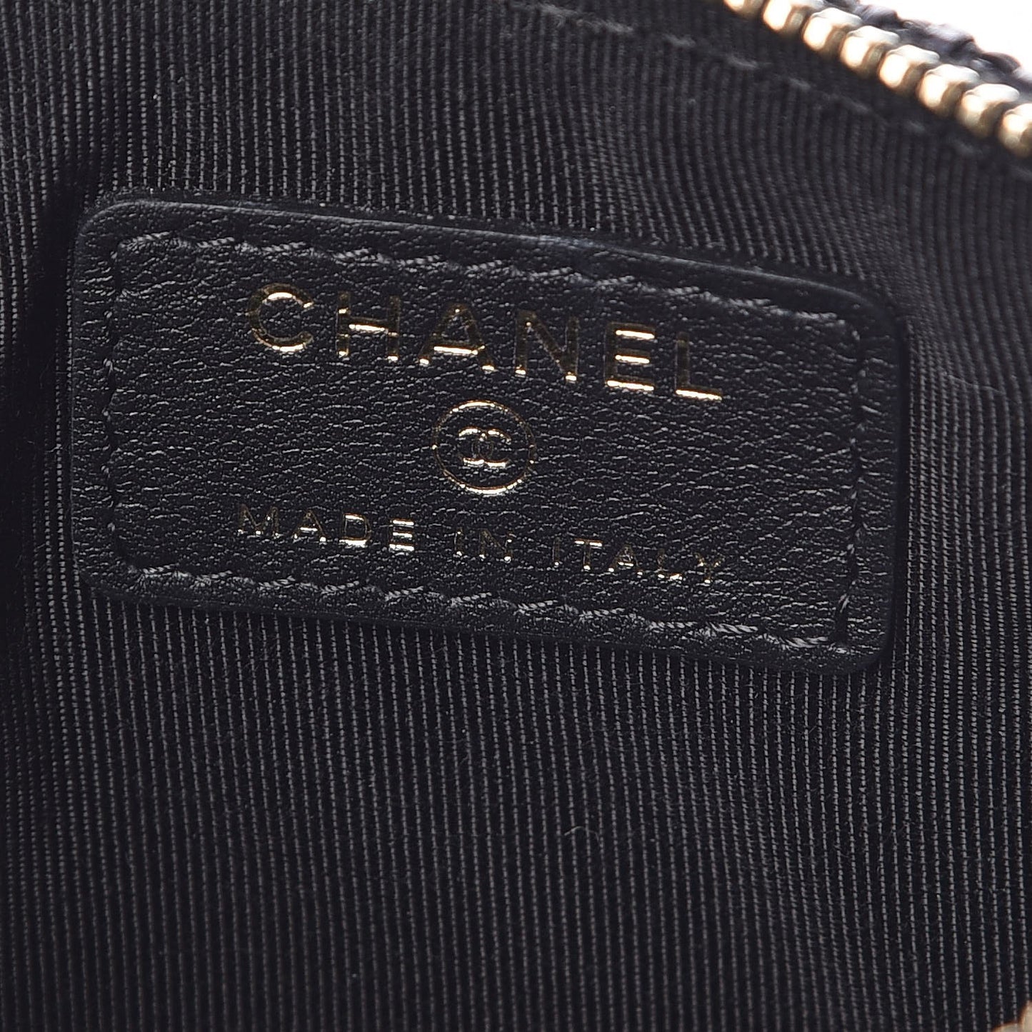 Woven Straw Raffia Deauville Cosmetic Pouch Black