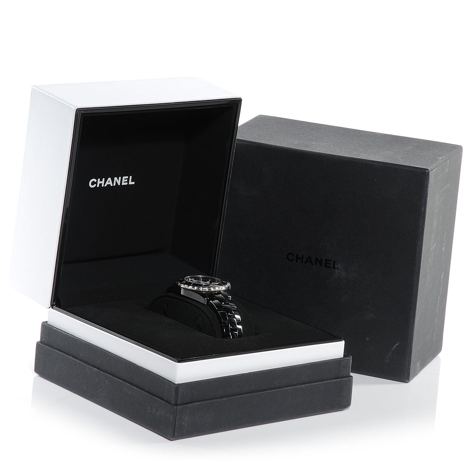 Chanel Stainless Steel Ceramic 33mm J12 Quartz Watch Black 5 of 5