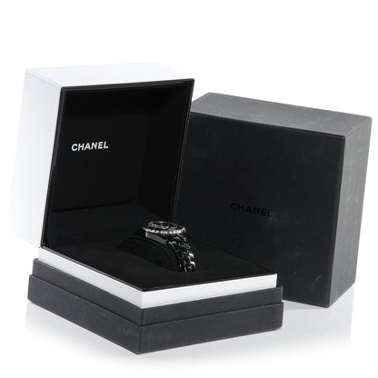 Chanel Stainless Steel Ceramic 33mm J12 Quartz Watch Black 5 of 5