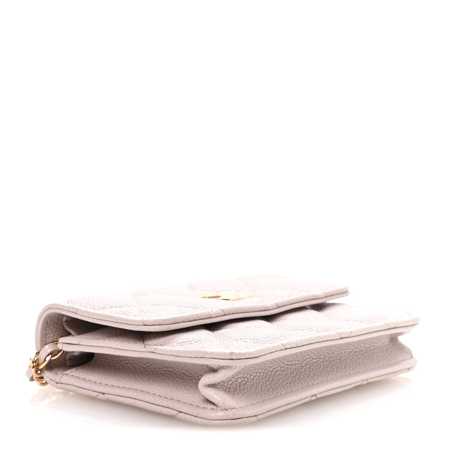 Chanel Caviar Quilted Miss Coco Clutch With Chain Light Purple 4 of 12