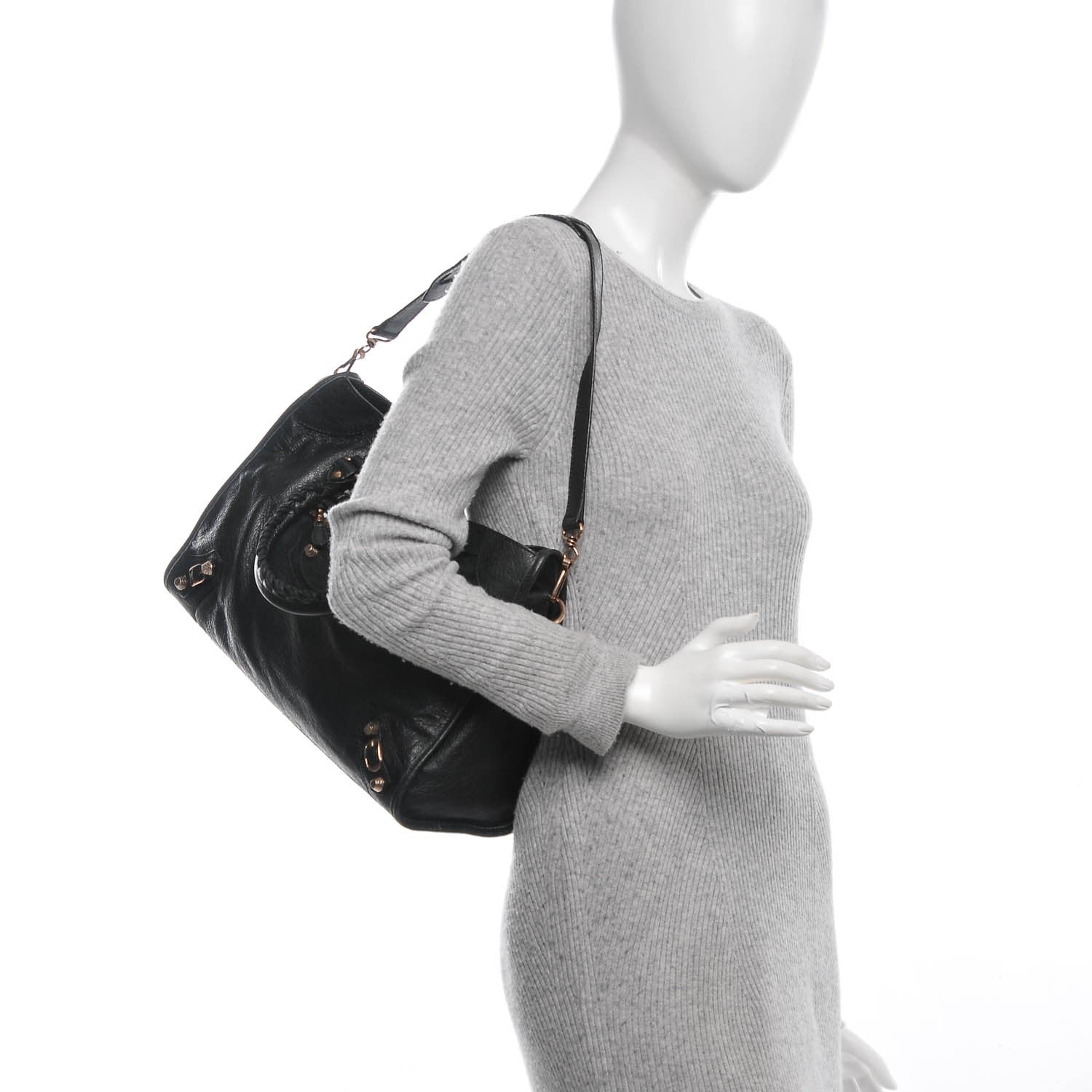 Balenciaga Agneau Giant 12 Rose Gold Hardware City Black 2 of 7