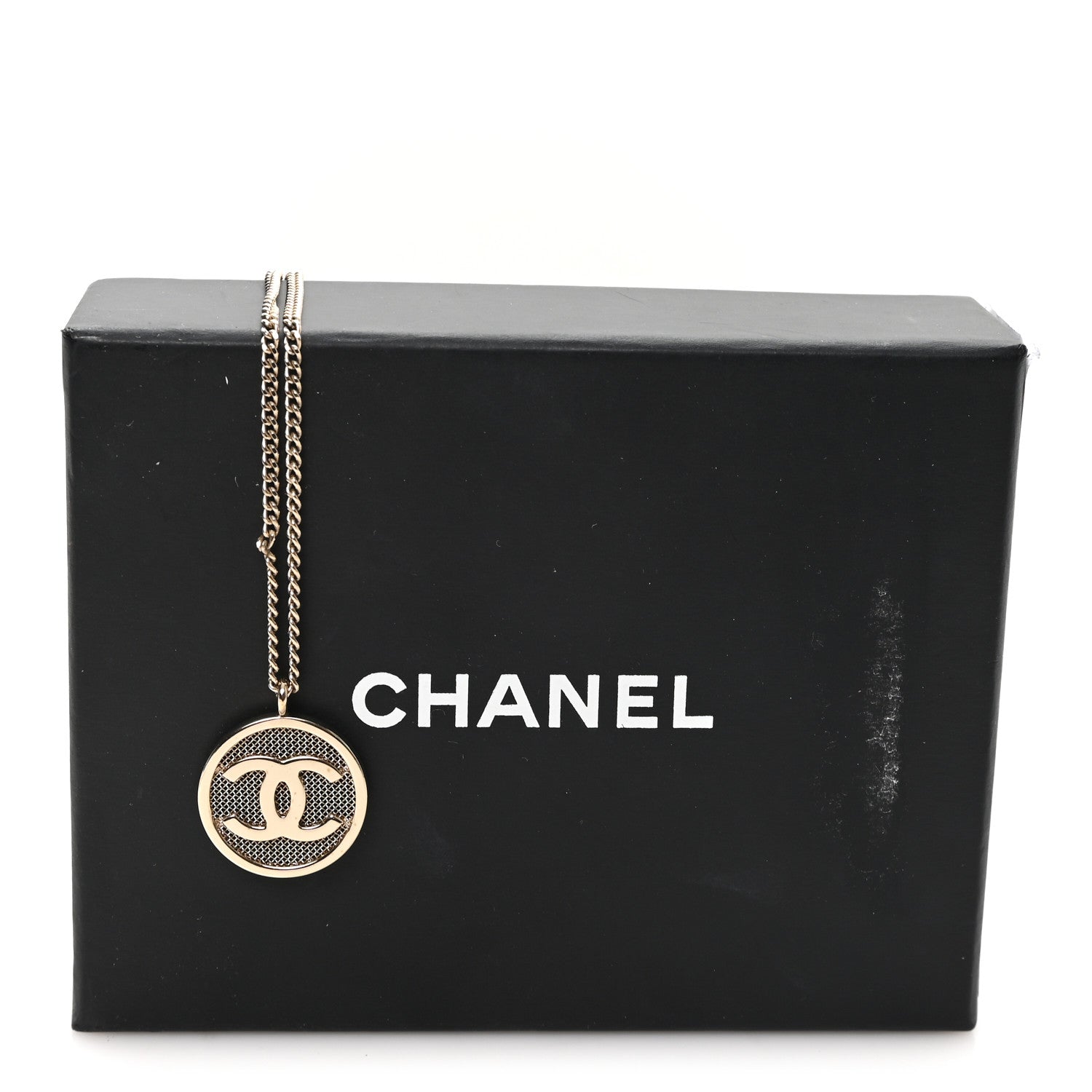 Chanel Mesh CC Necklace Gold 5 of 5