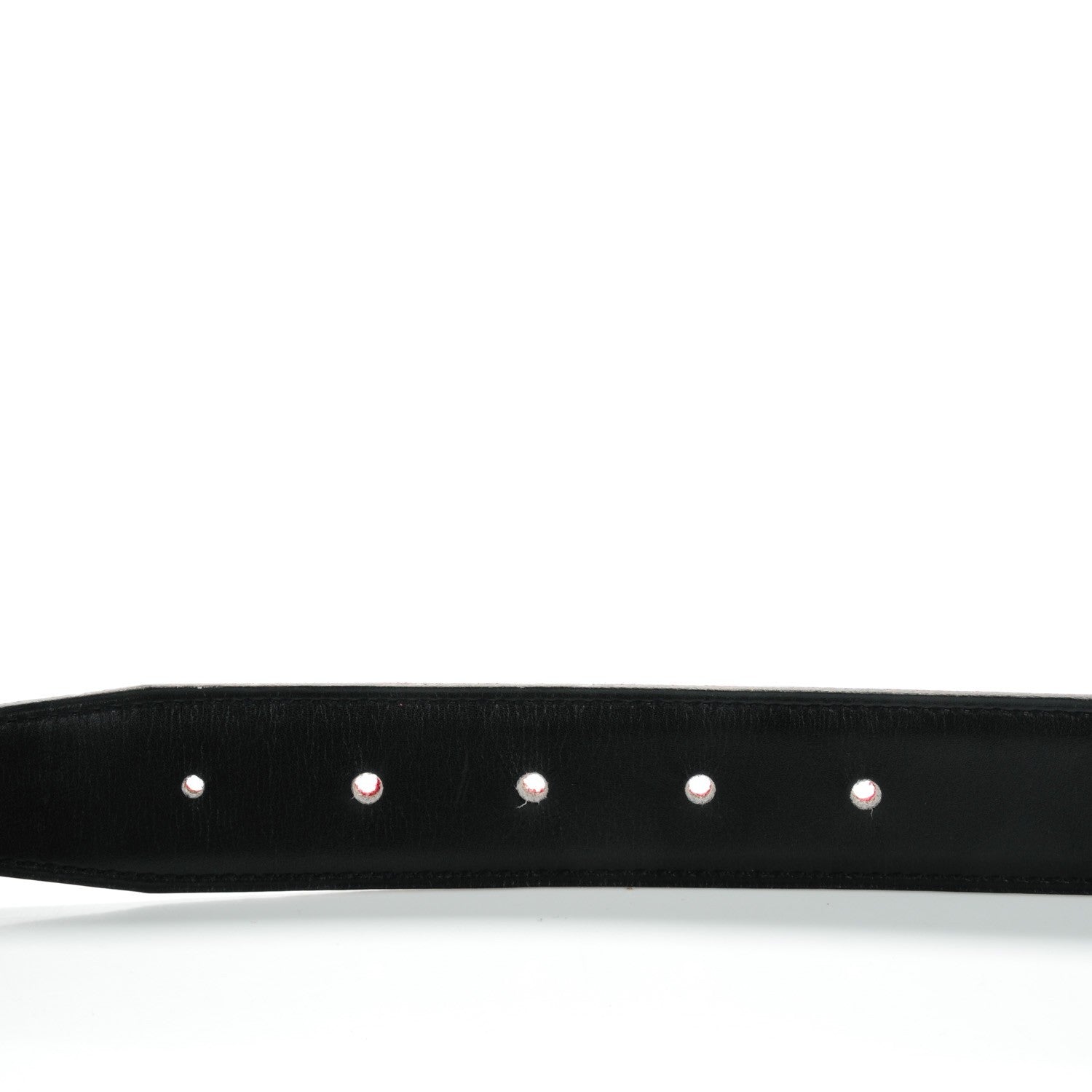 Hermes Box Courchevel 32mm Belt Strap 70 Black Rouge Grarance 3 of 4