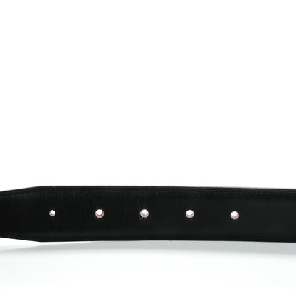 Hermes Box Courchevel 32mm Belt Strap 70 Black Rouge Grarance 3 of 4