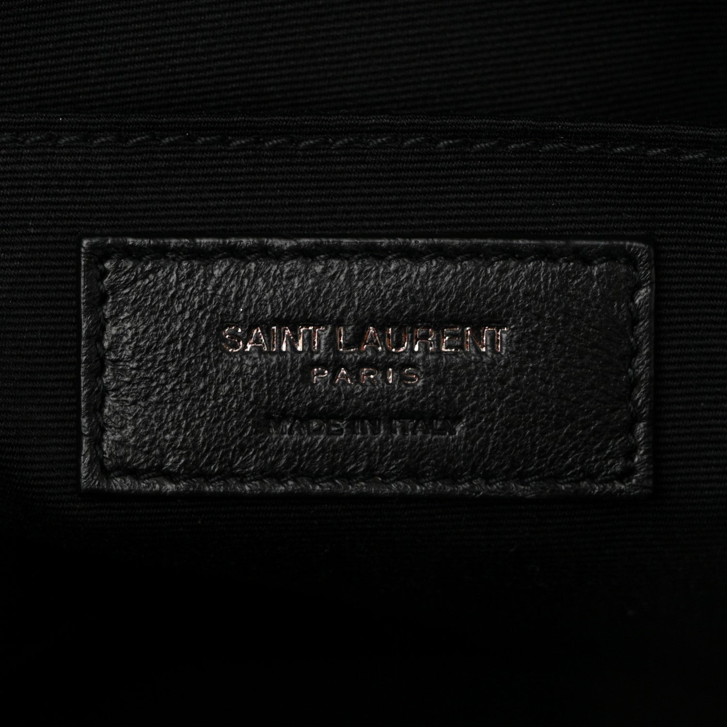 Saint Laurent Calfskin Matelasse Monogram Monochrome Lou Camera Bag Black 6 of 10