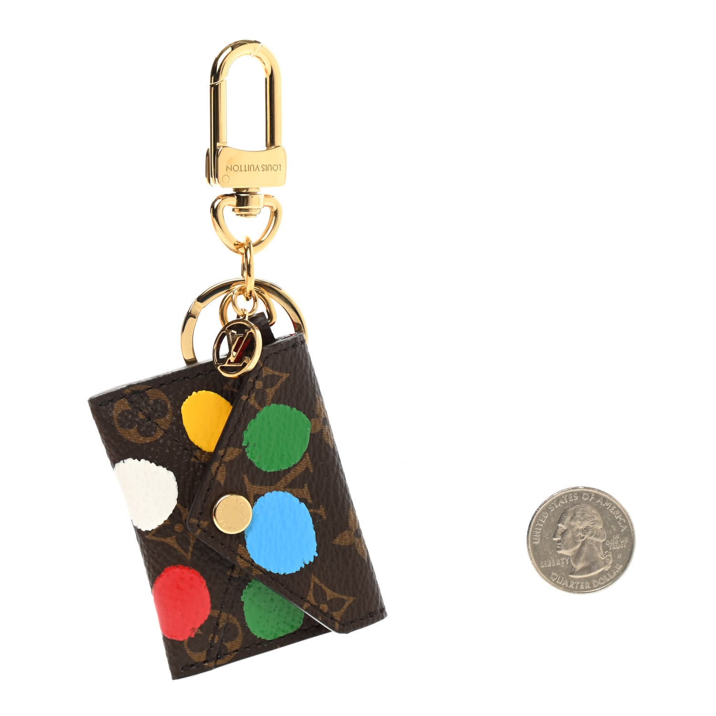 LV X YK Monogram Key Ring