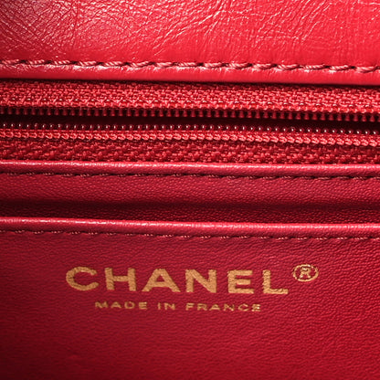 Chanel Aged Calfskin Quilted 2.55 Reissue Mini Flap Red 6 of 10