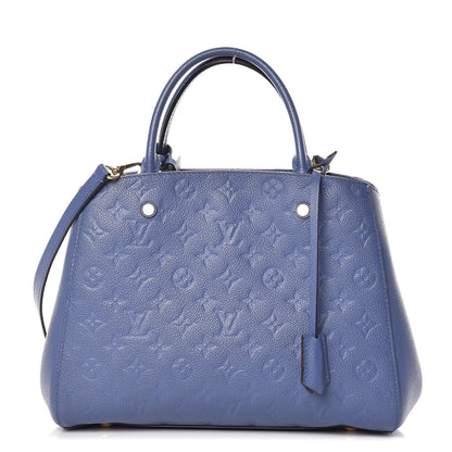 Louis Vuitton Empreinte Montaigne MM Denim 1 of 12