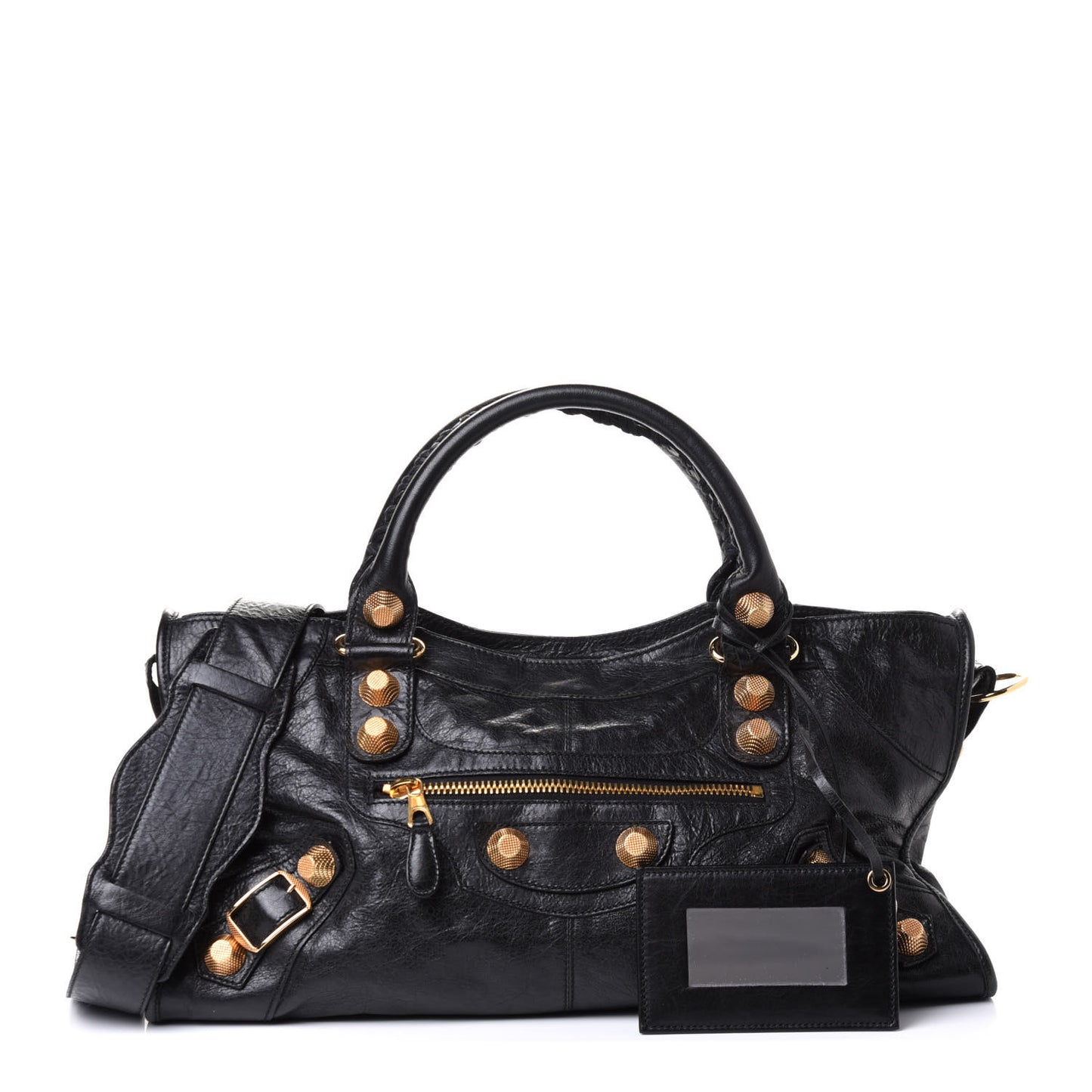 Agneau Giant 21 Gold Hardware Part Time Black