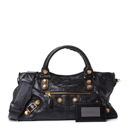 Balenciaga Agneau Giant 21 Gold Hardware Part Time Black 1 of 4
