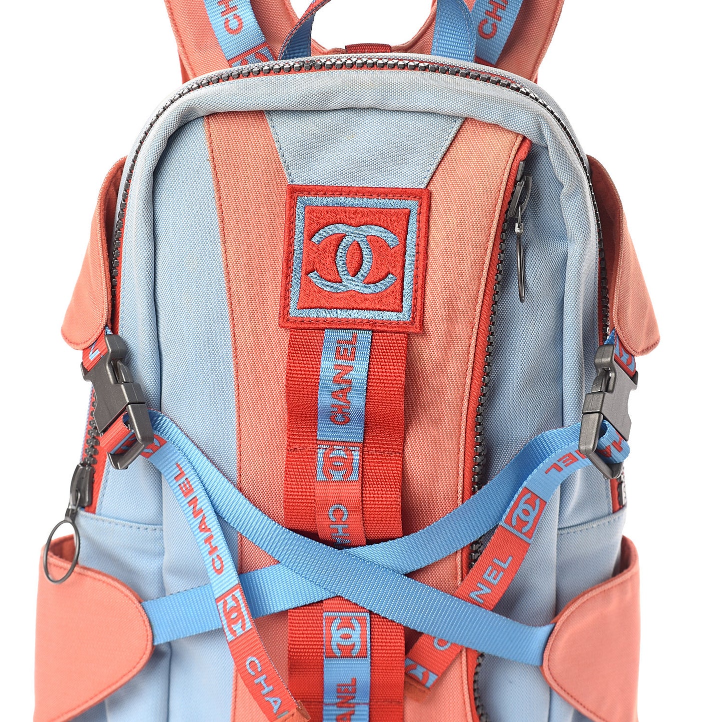 Nylon Sports Backpack Multicolor