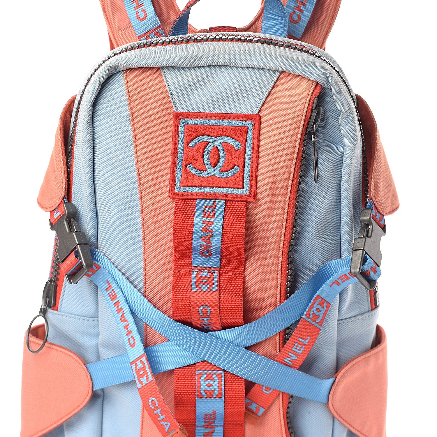 Chanel Nylon Sports Backpack Multicolor 7 of 9