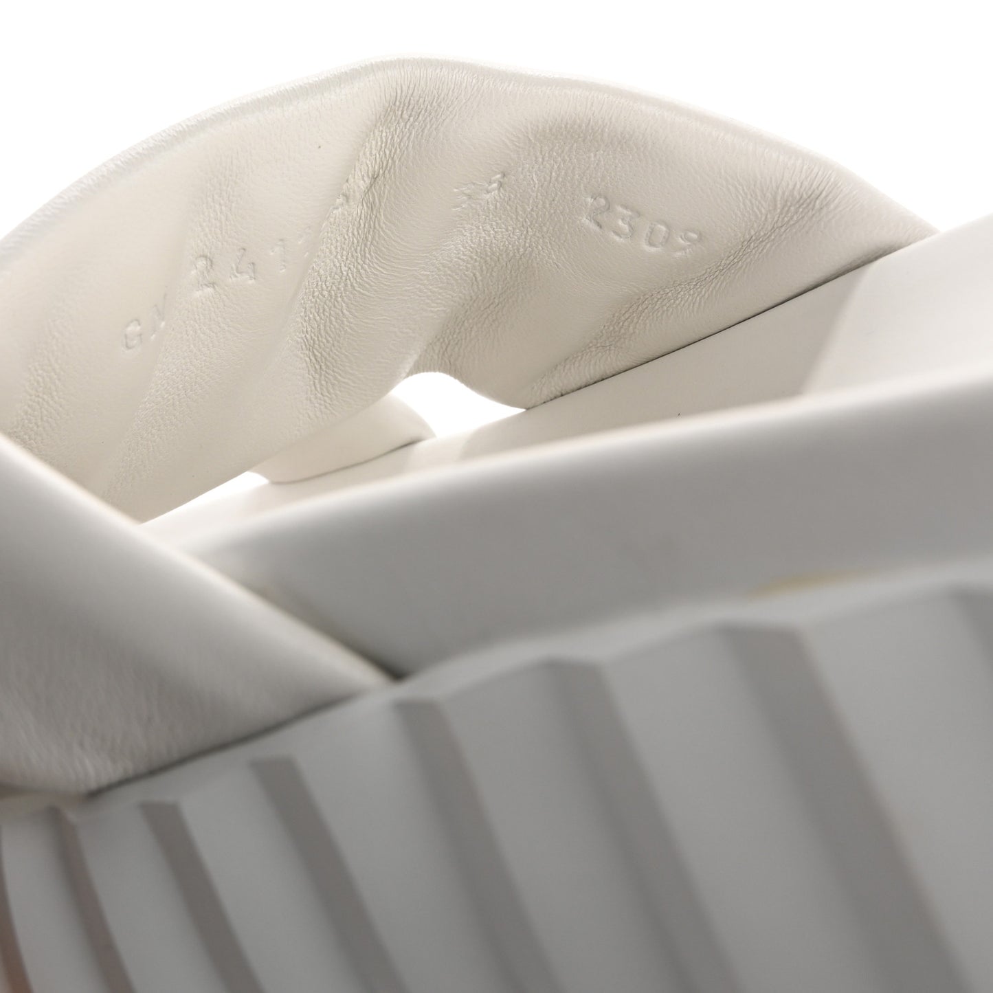 Nappa Womens Infra Sandals 38 White