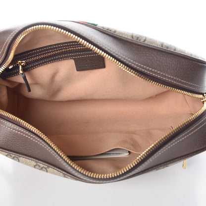 Gucci GG Supreme Monogram Web Small Ophidia Shoulder Bag Brown 7 of 10
